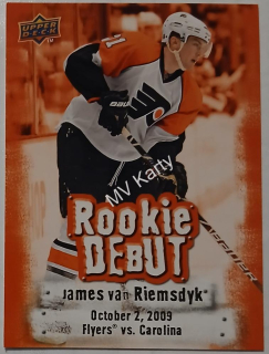 2009-10 Upper Deck - Rookie Debut #RD2  James van Riemsdyk