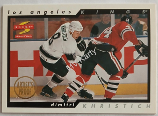 1996-97 Score - [Base] - Dealer's Choice Artist's Proof #122 Dimitri Khristich