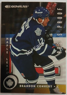 1997-98 Donruss - [Base] - Silver Press Proof #85 Brandon Convery #/2,000