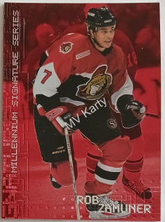 1999-00 In the Game Be A Player Millennium Signature Series - [Base] - Ruby #177 Rob Zamuner #/1,000