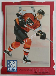 1997-98 Donruss Elite - [Base] - Die-Cut Aspirations #91 Chris Gratton #/750