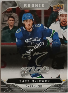 2019-20 Upper Deck MVP - [Base] - Silver Script #246  High Series Rookies - Zack MacEwen