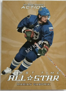 2003-04 In the Game Action - First Time All-Stars #FT-1 Marian Gaborik