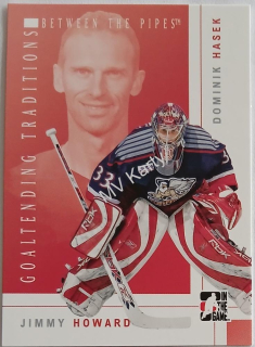 2007-08 In the Game Between the Pipes - Goaltending Traditions #GT-04 Dominik Hasek, Jimmy Howard
