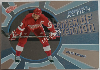 2003-04 In the Game Action - Center of Attention #CA-2 Steve Yzerman