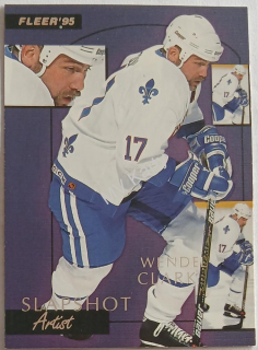 1994-95 Fleer - Slapshot Artist #1 Wendel Clark