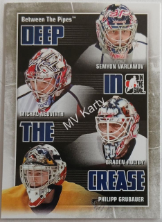 2010-11 In the Game Between the Pipes - Deep in the Crease #DC-30  Semyon Varlamov, Michal Neuvirth, Braden Holtby, Philipp Grubauer