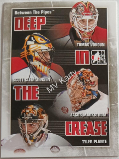 2010-11 In the Game Between the Pipes - Deep in the Crease #DC-13  Tomas Vokoun, Scott Clemmensen, Jacob Markstrom, Tyler Plante