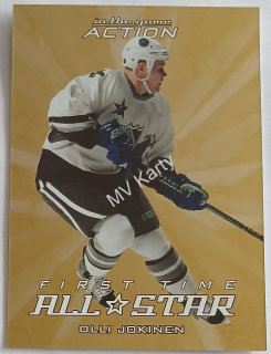 2003-04 In the Game Action - First Time All-Stars #FT-5 Olli Jokinen