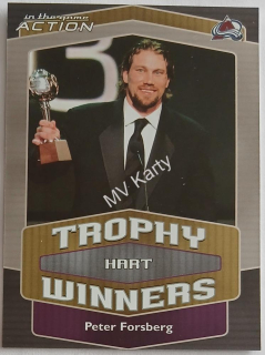 2003-04 In the Game Action - Trophy Winners #TW-1 Peter Forsberg