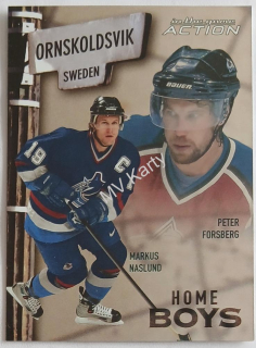 2003-04 In the Game Action - Home Boys #HB-1 Markus Naslund, Peter Forsberg