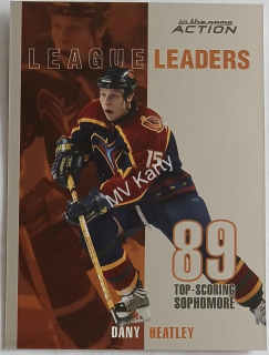 2003-04 In the Game Action - League Leaders #LL-10 Dany Heatley