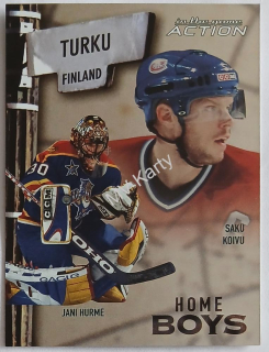 2003-04 In the Game Action - Home Boys #HB-9 Jani Hurme, Saku Koivu