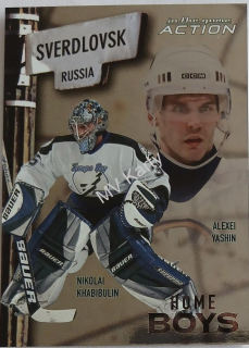 2003-04 In the Game Action - Home Boys #HB-8 Alexei Yashin, Nikolai Khabibulin