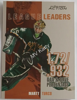 2003-04 In the Game Action - League Leaders #LL-5 Marty Turco