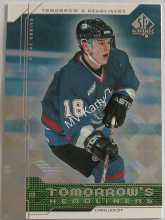 1999-00 SP Authentic - Tomorrow's Headliners #TH10 Steve Kariya
