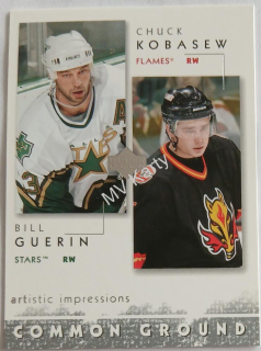 2002-03 Upper Deck Artistic Impressions - Common Ground #CG15 Bill Guerin, Chuck Kobasew