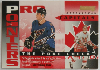 1995-96 Donruss - Pro Pointers #18 Brendan Witt