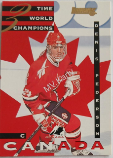 1995-96 Donruss - Canadian World Junior Team #20 Denis Pederson