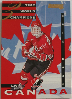 1995-96 Donruss - Canadian World Junior Team #15 Eric Daze