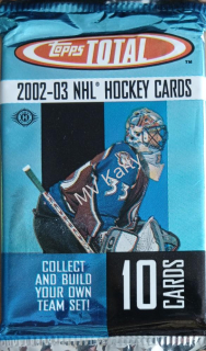 2002-03 Topps Total Hobby balíček