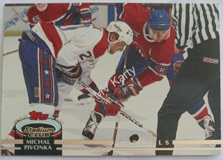 1992-93 Topps Stadium Club - [Base] #382 Michal Pivonka