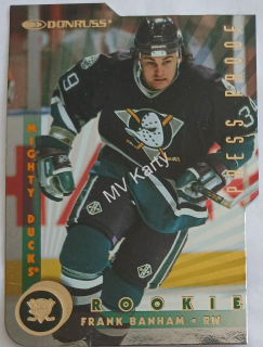 1997-98 Donruss - [Base] - Gold Die-Cut Press Proof #203  Frank Banham #/500