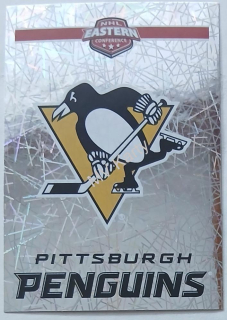 2018-19 Panini NHL Sticker Collection Album Stickers - [Base] #203 Team Logo - Pittsburgh Penguins