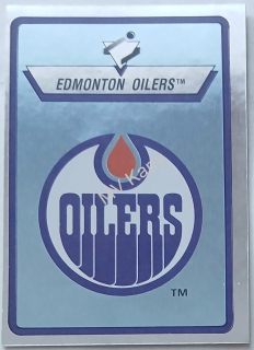 1990-91 Panini Album Stickers - [Base] #225 Edmonton Oilers Team
