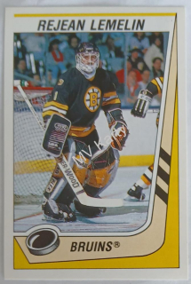 1989-90 Panini Album Stickers - [Base] #195 Reggie Lemelin