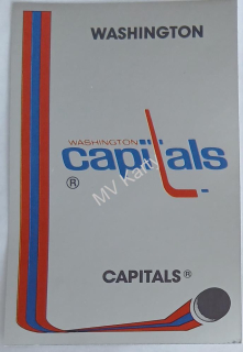 1989-90 Panini Album Stickers - [Base] #338 Team Logo - Washington Capitals