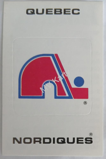 1989-90 Panini Album Stickers - [Base] #359 Team Logo - Quebec Nordiques