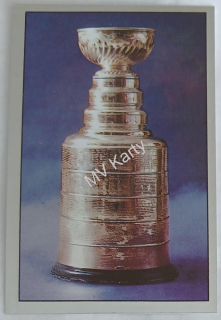 1989-90 Panini Album Stickers - [Base] #25 1989 Stanley Cup Final - Stanley Cup