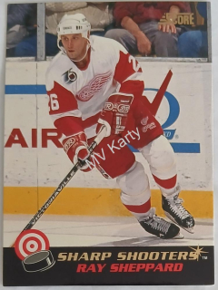 1992-93 Score - Sharp Shooters #20 Ray Sheppard