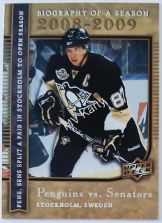 2008 Upper Deck Biography of a Season - [Base] #BS7 Sidney Crosby