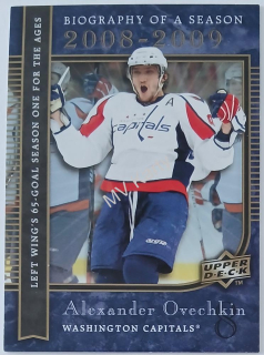 2008 Upper Deck Biography of a Season - [Base] #BS1 Alex Ovechkin