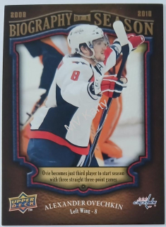 2009-10 Upper Deck Biography of a Season - [Base] #BOS5 Alex Ovechkin