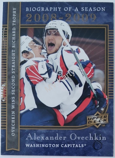 2008 Upper Deck Biography of a Season - [Base] #BS30 Alex Ovechkin