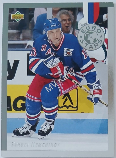 1992-93 Upper Deck - Euro Stars #E13 Sergei Nemchinov
