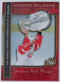 2008 Upper Deck Biography of a Season - [Base] #BS3 Detroit Red Wings Team