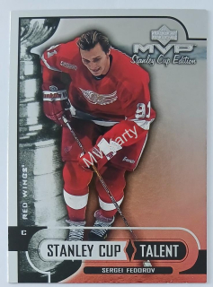 1999-00 Upper Deck MVP Stanley Cup Edition - Stanley Cup Talent #SC7 Sergei Fedorov