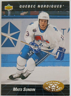 1992-93 Upper Deck - All-Stars #59 Mats Sundin