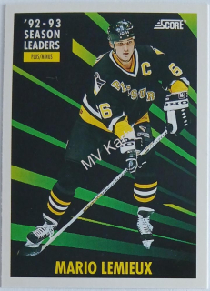 1993-94 Score - [Base] - American #480 Mario Lemieux