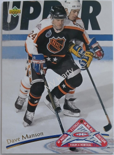 1992-93 Upper Deck - All-Stars #30 Dave Manson