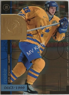 1998-99 SPx Top Prospects - [Base] #84  Jakob Johansson #/1,999