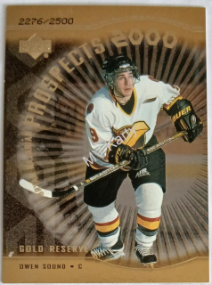 1999-00 Upper Deck Gold Reserve - [Base] #335  Prospects 2000 - Bryan Kazarian #/2,500