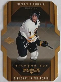1999-00 Upper Deck Black Diamond - [Base] - Diamond Cut #94 Diamonds in the Rough - Mike Zigomanis