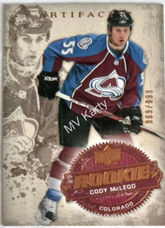 2008-09 Upper Deck Artifacts - [Base] #227  Rookie - Cody McLeod #/999