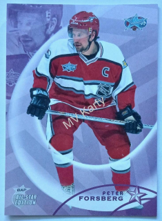 2002-03 In the Game Be A Player All-Star Edition - [Base] #23 Peter Forsberg