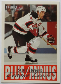 1994-95 Topps Premier - [Base] #153 League Leader - Scott Stevens